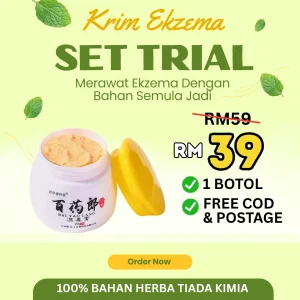 KRIM EKZEMA - SET TRIAL (1 BOTOL)